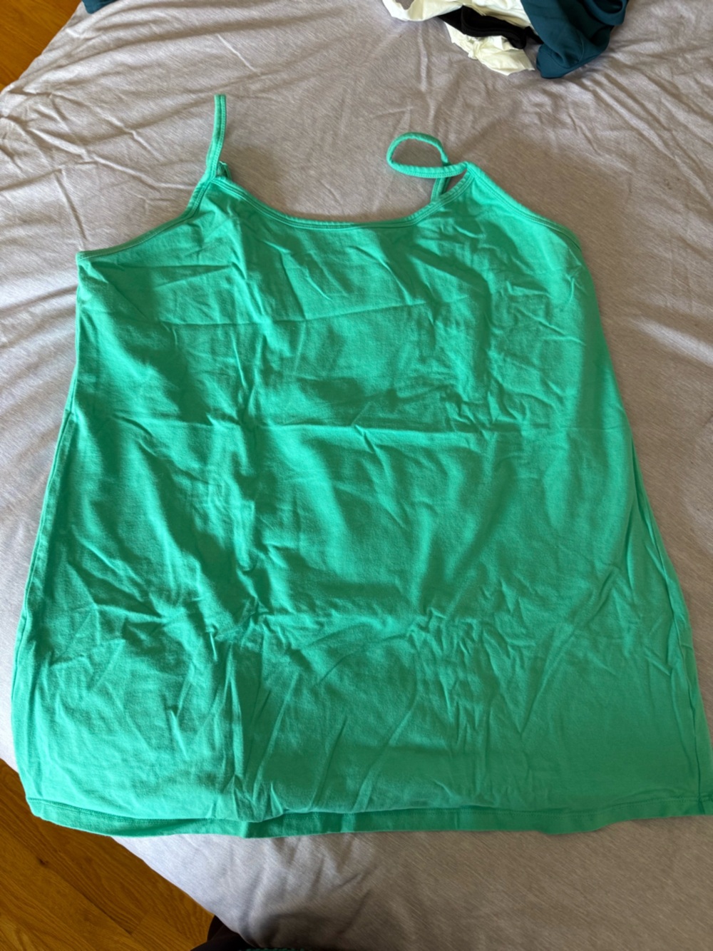 torrid Green Spaghetti-Strap Tank Top